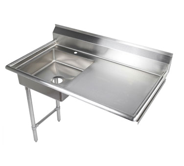 Heavy Duty 48"All Stainless Undercounter Dish Table R-Warranty