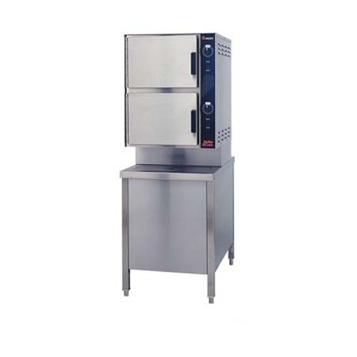 Groen HY-6E Commercial Electric Double Stacked 6 Pan HyPerSteam Cabinet Steamer