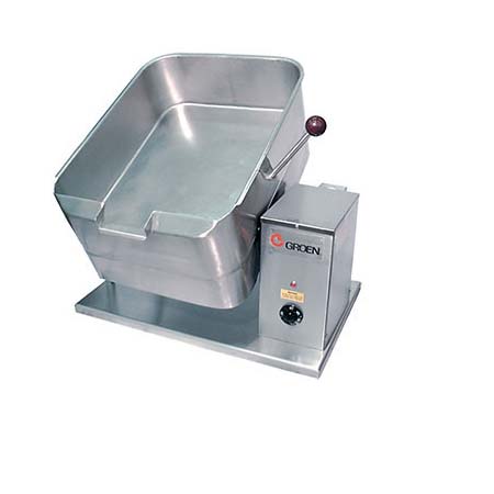 Groen TD/FPC Table Top Manual Tilt 10 Gallon Electric Braising Pan 40 Quart Stainless Steel