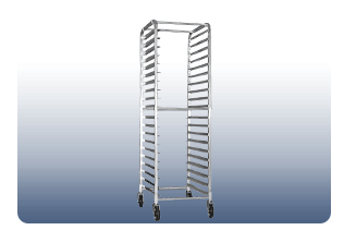 20 Pan Aluminum Pan Rack w Casters