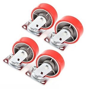 Set of Casters for Equipment Stand