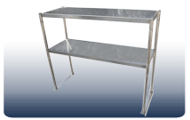 Double Over Shelf for Work Table 12x72