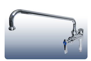 Add-On Faucet for Pre-Rinse Units-Cannonware 16" Spout