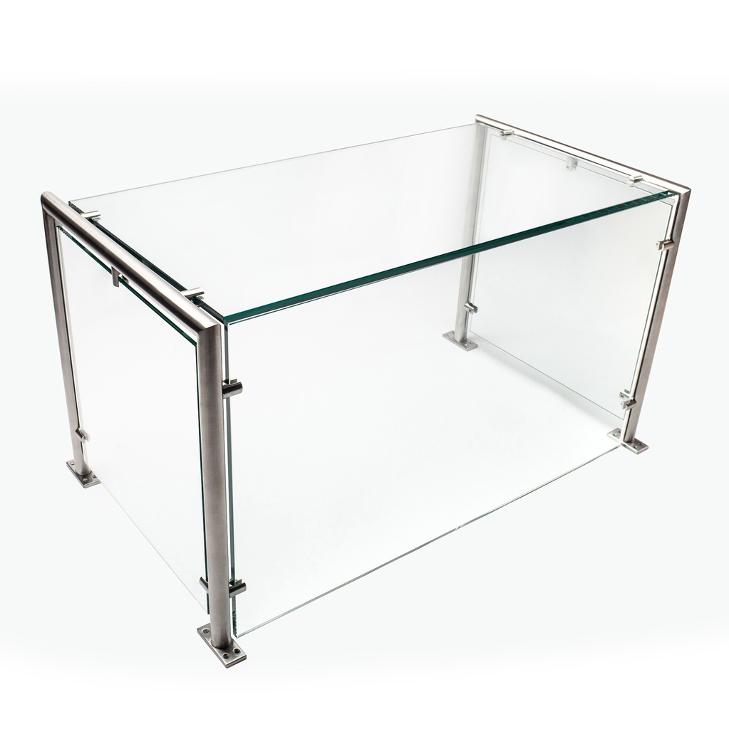 Premier Metal & Glass TM2N-RS-48 Sneeze Guard, Stationary