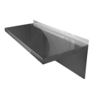Stainless Steel Economy Wall Shelf -12x24