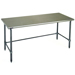 Economy Stainless Steel Open Base Work Table 30x72