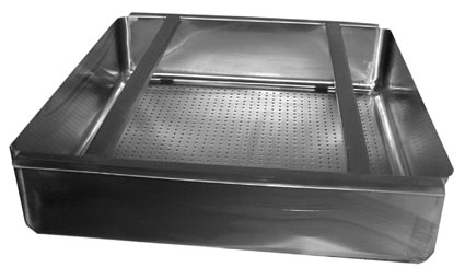 Standard All Stainless Steel Scrap Basket with Slide Rail