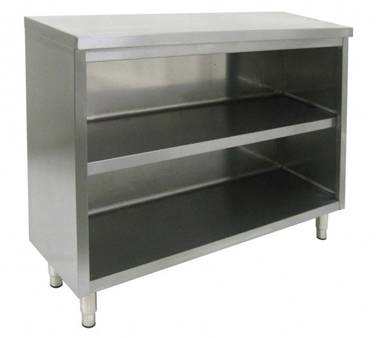 Open Flat Top Work Table Cabinet 30x60