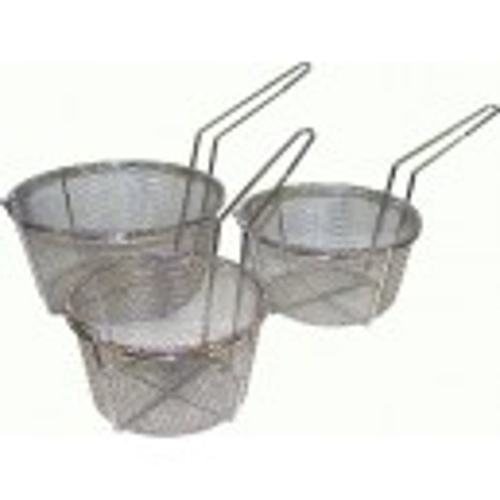 Round Nickel Vegetable Basket 9.5"x5"