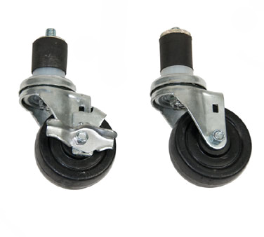 4 Work Table Casters 2 w brake and 2 no brake 3.5"x1.25"