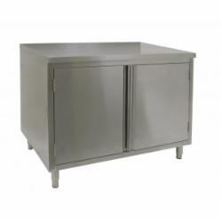 Open Flat Top Work Table Cabinet 30x72