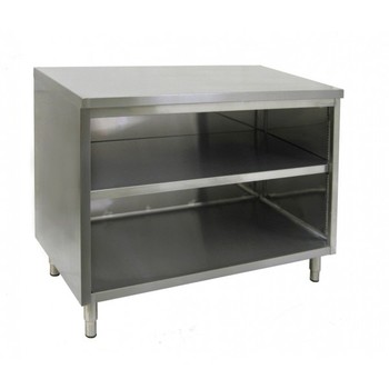 Open Flat Top Work Table Cabinet 24x60