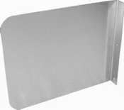 18in Compartment Sink Splash Guard - 20in W x 20in H