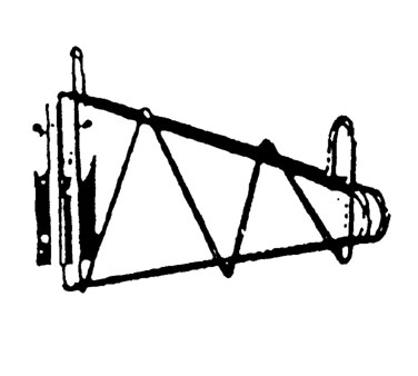 Single Shelving Bracket 14" Wide Chrome