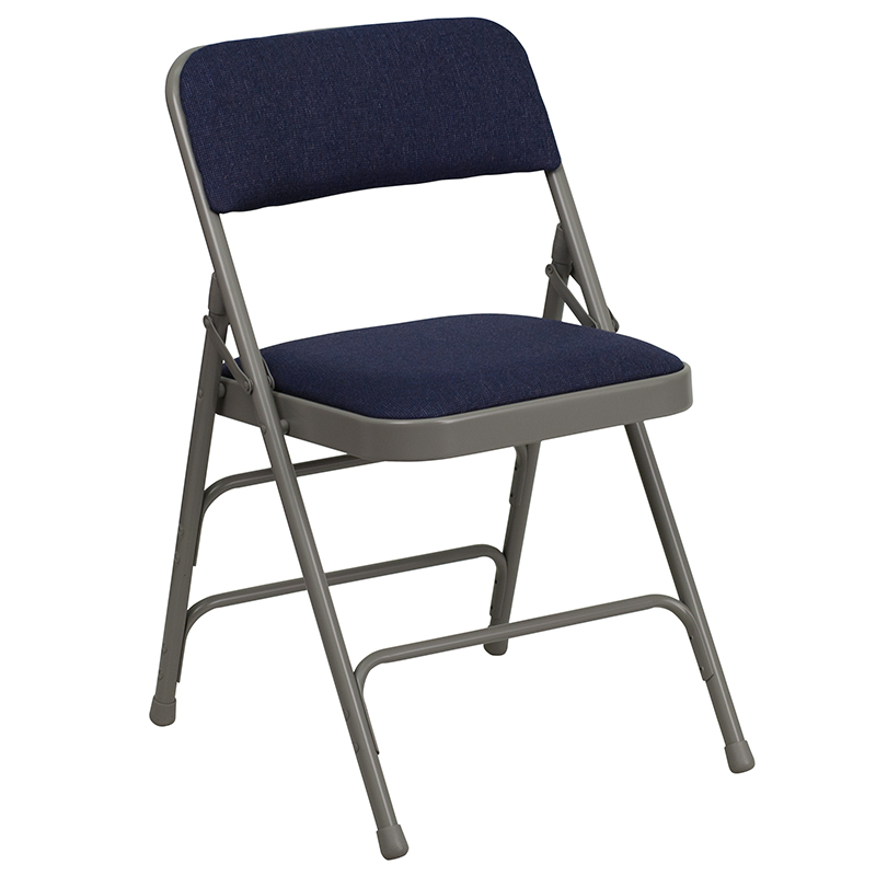 Heavy Duty Folding Fabric Chair  Double Hinged