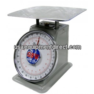 9.5"x9.5" Flat Plate Coated Metal Portion Scale 22 lb ,1 oz Grad