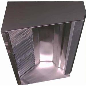 10' Restaurant Hood System w/ Make-Up Air ,Exhaust Fan & Curbs