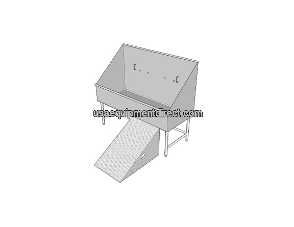 Aluminum Ramp 24"x 36" x21"