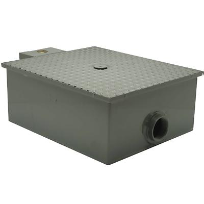 Grease Trap 40 lb Low Profile by Zurn w 3" Inlet 20 GPM