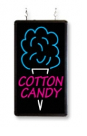 Winco 92005 Benchmark Ultra-Bright Cotton Candy Sign with LED Back Lighting and Aluminum Frame