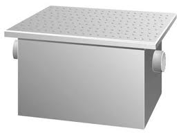 Rockford RP-35 Grease Interceptor – 70 lb Capacity, 35 GPM, 4" No-Hub