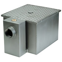 Zurn ZS1170-100 8 Lb All Stainless Grease Trap Interceptor 4 GPM