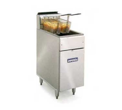 Imperial Range IFS-40-E Electric Fryer Floor Model 40 lb Capacity Stainless Steel 14kW cETLus CSA-Sanitation CE