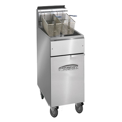 40 LB GAS Deep Fryer w Stainless Open Frypot IFS-40-OP by Imperial