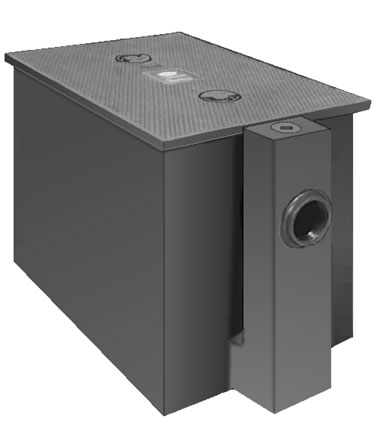 Lg 200# JR Smith 8460 Heavy Duty Grease Trap Interceptor 100 GPM