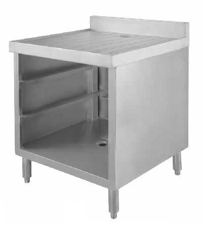 Underbar 3 Rack Stainless Glass Storage Cabinet GC-3R-24