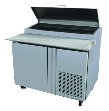 Fagor 46" All-Stainless Pizza Prep Table-6 Pans, FPT-46