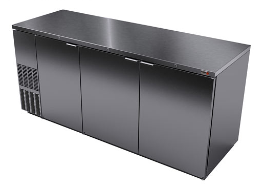 79" Fagor Stainless-Finish Back Bar Cooler- 1092 Cans, FBB-79S