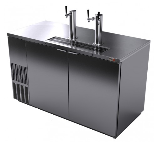 Fagor 59" SS-Finish Direct Draw Beer Cooler- 3 Keg, FDD-59S