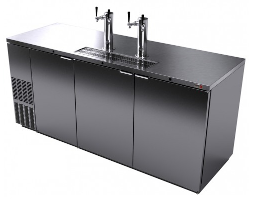 Fagor 79" SS-Finish Direct Draw Beer Cooler- 4 Keg, FDD-79S
