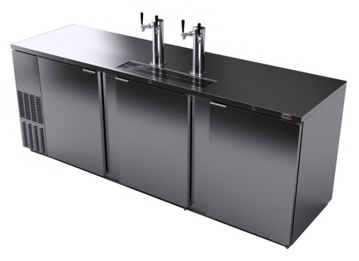 Fagor 95" SS-Finish Direct Draw Beer Cooler- 5 Keg, FDD-95S