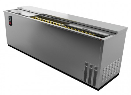 Fagor 95" SS-Finish Horizontal Bottle Cooler-1368 Cans, FBC-95S