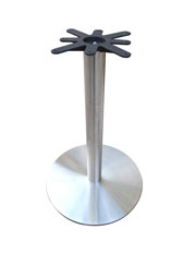 Premium Stainless Steel Table Base 28" Round Bar Height