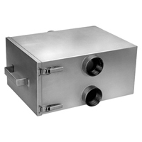 Zurn Z1182-2IP Side Access Solids Interceptor 35 gpm (2" Inlet/Out