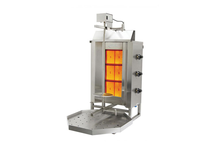3 Burner AXIS AX-VB3 18" Vertical Gas Broiler