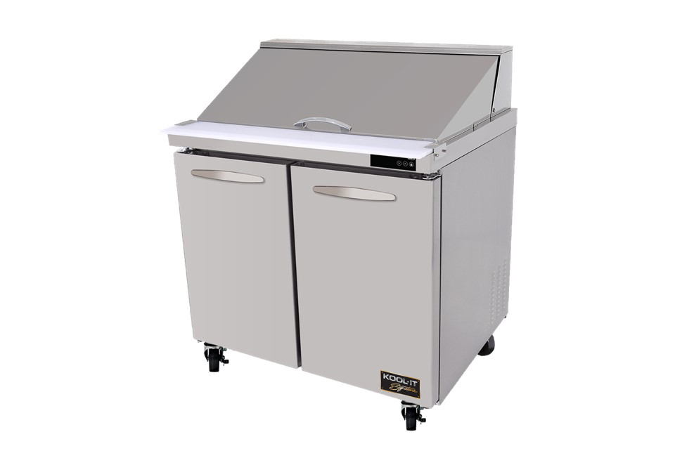 2 Door 36'' Megatop Sandwich Prep Table KSTM-36-2 KOOL-IT