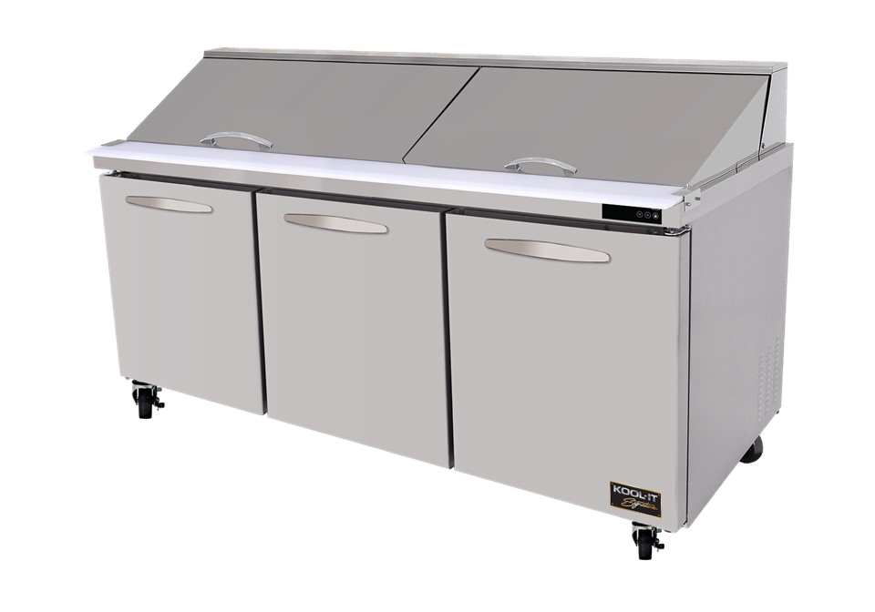 3 Door 72'' Megatop Sandwich Prep Table KSTM-72-3 KOOL-IT