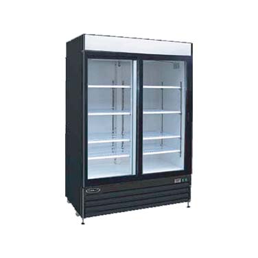 2 Glass Door Cooler Merchandiser 36 Cu Ft  Kool-It KSM-36