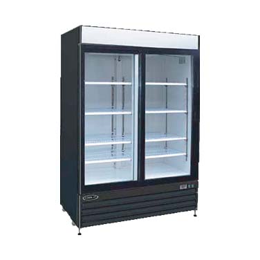 2 Glass Door Cooler Merchandiser 42 Cu Ft Kool-It KSM-42