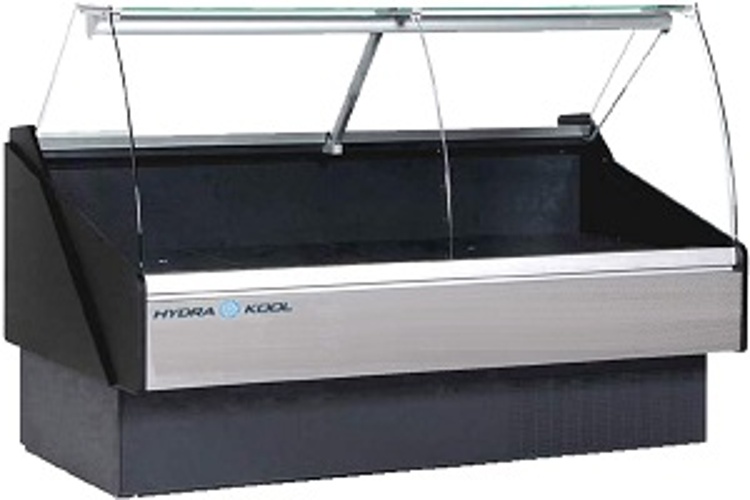50" Curved Glass Refrigerated Deli Case Hydra Kool KFM-CG-50-S