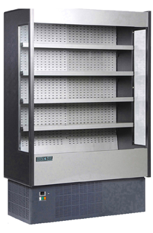 50" Open Display Merchandiser Grab-N-Go High Profile Series Self-Contained KGH-OF-50-S Hydra Kool