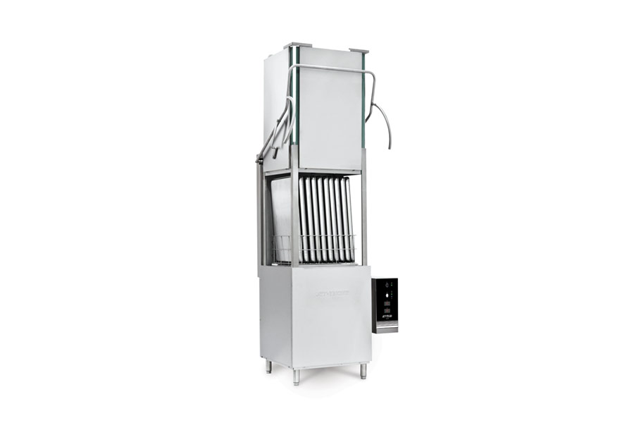 747HH Door-Type Dishwasher Deluxe High Hood Warewasher, High Temp, 30 Racks/Hour  Jet Tech