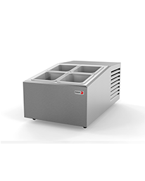 4 Pan Refrigerated Countertop Rail Fagor Commercial CPR-4