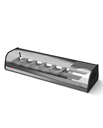 54" Glass Tapas Case Fagor Commercial VTP-139