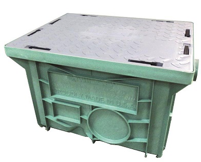 Grease Trap 50 lb 25 GPM Lil Max by Mifab w 3" Inlet MI-G-5-PL