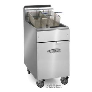 75 lb Gas Open Pot Deep Fryer Imperial Range IFS-75-OP